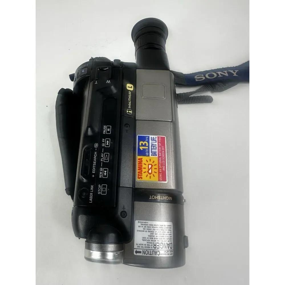 Sony Handycam Vision CCD-TRV36 NTSC Hi8 NightShot Camcorder WORKS Needs Battery